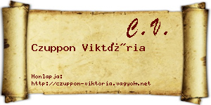 Czuppon Viktória névjegykártya