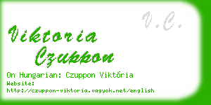viktoria czuppon business card